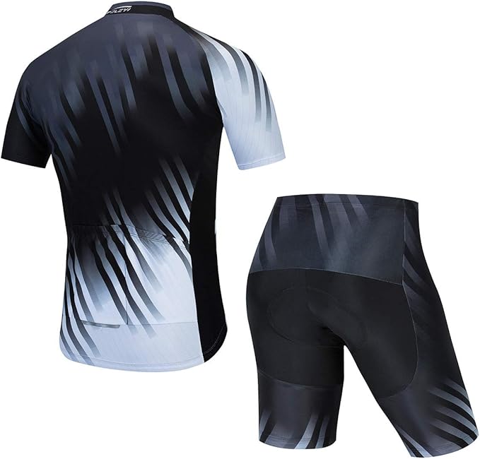 Men's Cycling Jersey Set, Summer Mountain Bike Clothing Short Sleeved Riding Jerseys