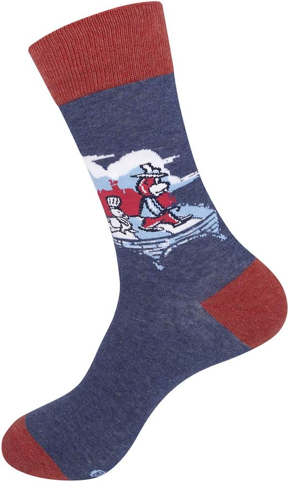FUNATIC Funny Outdoor Themed Socks for Men Women - Novelty Gifts For Golfing, Fishing, Hunting, Bigfoot, Pickleball, and More