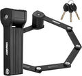 Folding Bike Lock Bicycle Scooter Folding Locks with 3Keys Heavy Duty Bike Lock with Easy Mounting Bracket Alloy Steel Foldable Lock