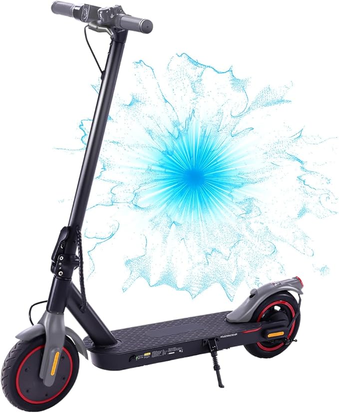 Electric Scooters - Electric Scooter for Adults, 500W Peak Motor, 18 Max MPH, 21 Miles Range, APP Control, Lightweight Foldable E-Scooter