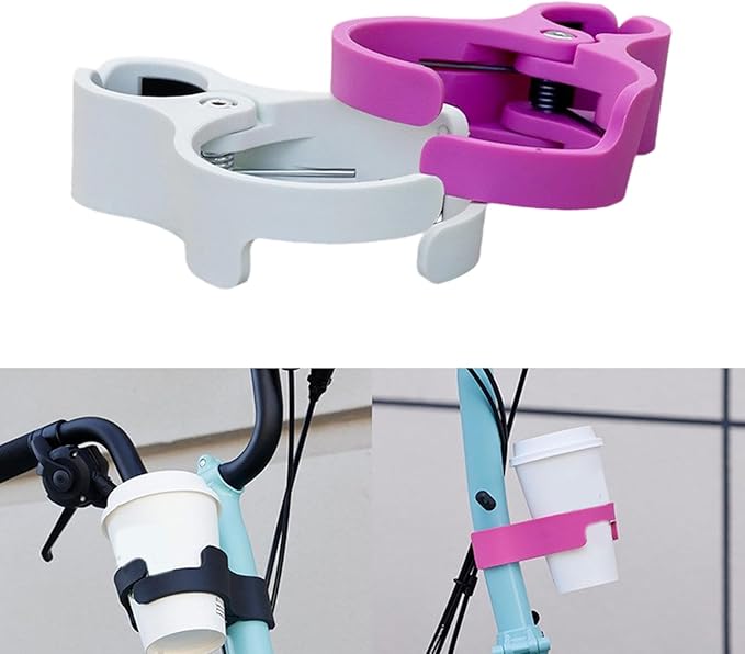 Folding Bike Cup Holder Quick Release, Sturdy Design, Bottle Mount for Commuters & Cyclists Bike Cup Stand