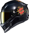 ScorpionEXO Covert FX Full Face Adult Motorcycle Helmet Street Fighter Style - Bluetooth Ready Speaker Pockets DOT ECE The Litas (Gloss Black - 2X-Large)