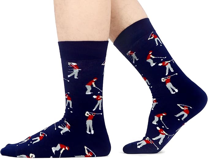 WeciBor Men's Dress Funny Crazy Colorful Novelty Combed Cotton Crew Socks 12 Pack - Size 7-10/10-13/13-15