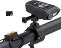 SVBONY Bike Camera with Smart Display, 4K60fps Action Camera with GPS Tracker, 64GB Card, Cycling Speedometer/Odometer, 6-Axis Anti-Shake, Bike Lights, Bell, Waterproof, Bike Computer with APP Support