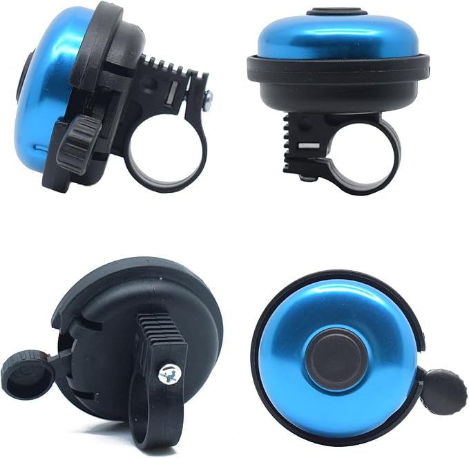 Blue Bike Bell Blue Bike Streamers Ribbon Bicycle Tassels for Bike Handlebar Decorations