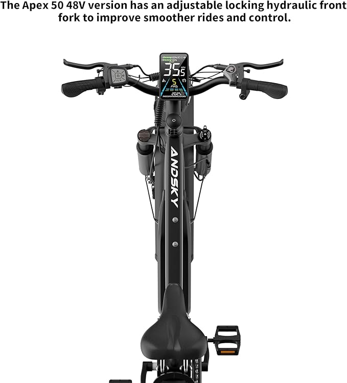 Apex 50 Electric Bike Dual Motor for Adults (CA Immediate-De'livery) 52V 25AH/48V 25AH, 26" Fat Tires Full Suspension 35MPH/100Mile, Hydraulic Brake