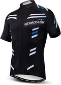 Men's Cycling Jersey Short Sleeve Bike Shirts Bicycle Jacket with Pockets