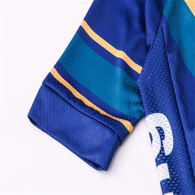 JPOJPO USA Cycling Jersey Men Road Bike Shirt Summer Biking Tops Short Sleeve Bicycle Clothes Cycle Wear Breathable