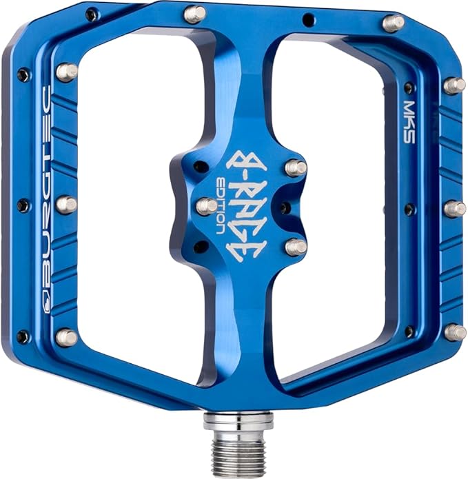 B-Rage Edition MK5 Penthouse Flat Pedals by Burgtec