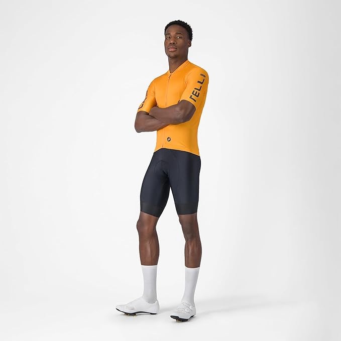 CASTELLI Men’s Entrata Apex Jersey, Breathable, Moisture-Wicking Cycling Jersey with Pockets for Everyday Road Performance