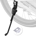 SEISSO Bike Kickstand for Kids Bike, Universal Rear Side Bicycle Kick Stand, Premium Steel with Pad, Replacement Child Kickstand