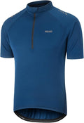 ARSUXEO 1/2 Zipper Cycling Jersey Men Short Sleeves Bike Shirts for Men Biking Bicycle Road Bike Jerseys