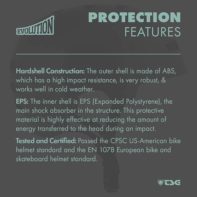 TSG Evolution Bike & Skate Helmet | for Cycling, BMX, Skateboarding, Rollerblading, Roller Derby, E-Boarding, E-Skating, Longboarding | Triple Certified, Swiss Design