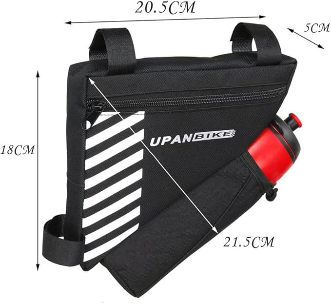 UPANBIKE Triangle Frame Bag - 1.5L Polyester Storage Bag for Road and Mountain Bikes