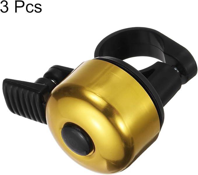 HARFINGTON Bike Bell Aluminum Mini Bicycle Bells with Loud Crisp Clear Sound Bike Ring Bell Bike Accessories for Adults Children Road Mountain Bike
