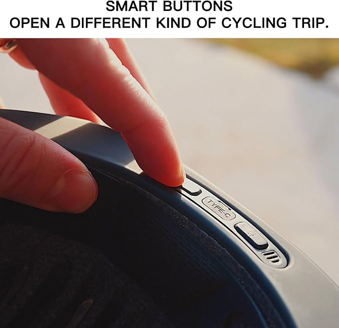 Bike Helmet with Bluetooth, Smart Bike Helmet for Adults Men Women with Built-in Speakers, Auto Brake Blinker, Front and Rear LED Turn Signals Remote Control, Smart Cycling Helmet.