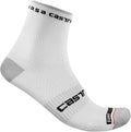 CASTELLI Men’s Rosso Corsa Pro 9 Sock, Performance Cycling Apparel Sock with Midfoot Support Band & Cushion Pad