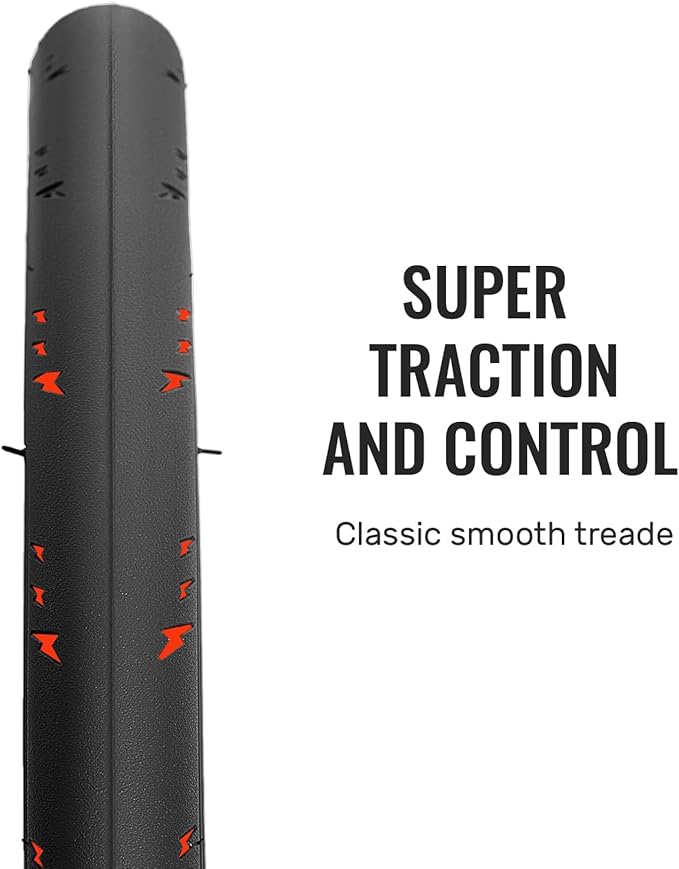 Hycline Road Bike Replacement Tire: 700x25C/700x28C/700Cx35C Folding High-Performance Wear-Resistant Bicycle Tires for City Commuter Road
