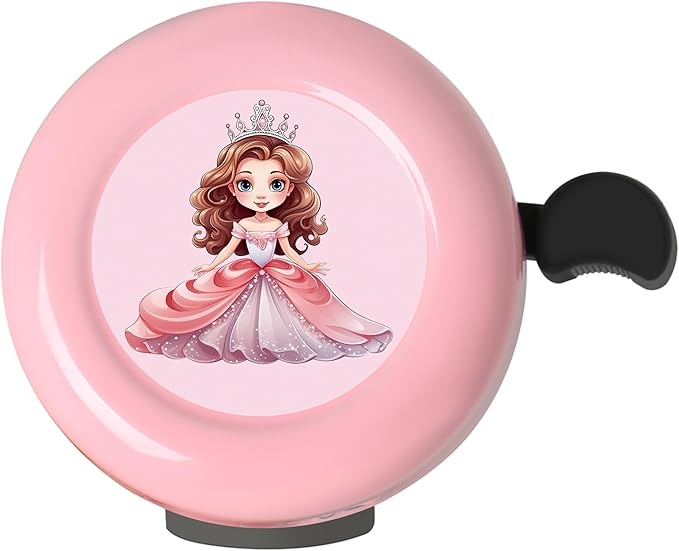 Kids Bike Bell for Little Girls, Pink Handlebar Ring Bell for Toddlers, Universal Bicycle Bell for Scooter, Tricycle, Balance Bike