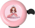 Kids Bike Bell for Little Girls, Pink Handlebar Ring Bell for Toddlers, Universal Bicycle Bell for Scooter, Tricycle, Balance Bike