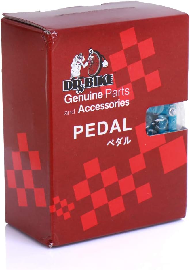 DRBIKE Mountain Bike Pedals MTB Pedals 9/16" Sealed Bearing Lightweight Nylon Bicycle Flat Platform Pedals for MTB BMX Road Bike Kids Bike Replacement Pedal