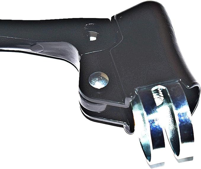 Keenso Brake Lever, Bent Design Handlebar Brake Lever, Metal Alloy Construction, Quick Installation, Retro Style, Fixed Gear Bikes, City Commuters, Mountain Bikes, Folding Bikes