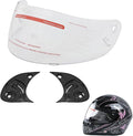 TCMT Clear Motorcycle Scooter Replacement Flip Up Full Open Face Helmet Visor Shield For TCMT DOT Adult Street Bike ATV Helmet Anti-fog treatment Anti-UV treatment Anti-scratch treatment