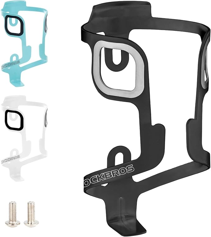ROCKBROS Bike Water Bottle Holder Aluminum Alloy,Ultra-Light Sturdy Bicycle Water Bottle Cage for Road Mountain Folding Bikes
