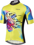 Weimostar Men's Cycling Jersey Men Mountain Bike Jerseys Short Sleeve Tops S-5XL
