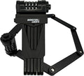Monster Folding Bike Lock – Heavy-Duty Anti-Theft Hardened Steel, Rust-Proof, Foldable Compact High-Security Lock for Bicycle, Scooter & Motorcycle