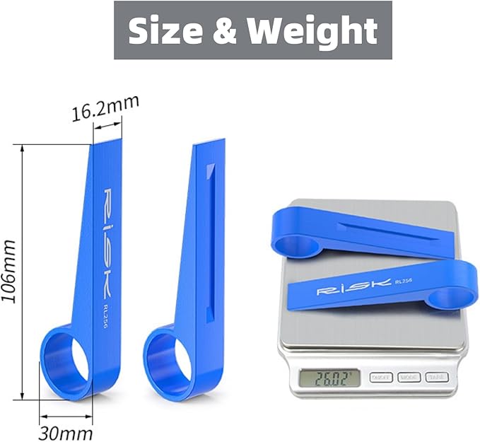 Road Mountain Bicycle Hydraulic Disc Brake Piston Reset Tool Set, Bicycle Caliper Spreader,Bike Disc Brake Pad Spreader Parallel Reset Tools