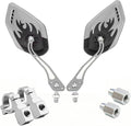 Bicycle Mirrors for Handlebars 2 Pack - Essential Rearview Mirror Set for Electric Bikes, Mirrycle Bike Mirror(Silvery)