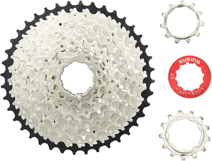 CYSKY 8/9/10/11/12-Speed Cassette 11-25T/28T/32T/34T/36T/40T/42T/46T/50T/52T Bike Sprocket Freewheel Compatible with Shimano, Sram HG Hub, Fit for Mountain Bike, Road Bike, MTB Cassette