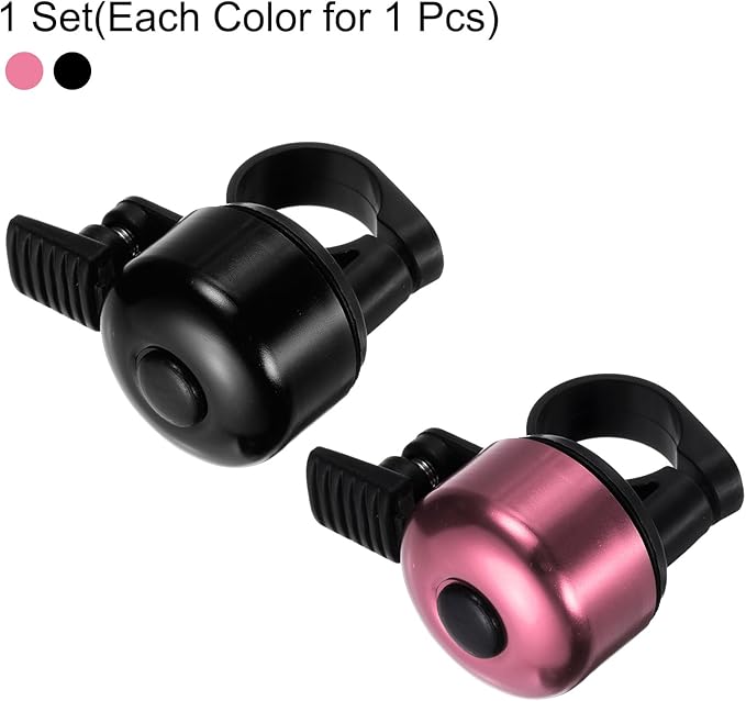 HARFINGTON Bike Bell Mini Bicycle Bell with Loud Crisp Clear Sound Bike Ring Bell Aluminum Bike Accessories