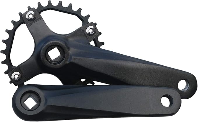 MTB Crank Arm Set 104 BCD Square Taper Mountain Bike Crankset 152mm 165mm 170mm