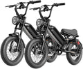 Electric Bike for Adults Teens,3000W/2000W Peak,20"/16" Fat Tire Off Road Dirt Ebike,80/55 Miles LongRanger,32/28 MPH E Bike Bicycles, Fat Tire All Terrain E-Bike,E Bike for Hunting,YR20 with Footrest