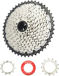 CYSKY 8/9/10/11/12-Speed Cassette 11-25T/28T/32T/34T/36T/40T/42T/46T/50T/52T Bike Sprocket Freewheel Compatible with Shimano, Sram HG Hub, Fit for Mountain Bike, Road Bike, MTB Cassette