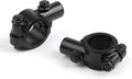 MAH HORNETS Handlebar Rearview Mirror Mount 1.0 inch Holder Clamp Aluminum (25mm Diameter) Motorcycle Bike Handle Bar 10mm Mirror Thread Mount Holder Clamp Adaptor Black (2Pcs)