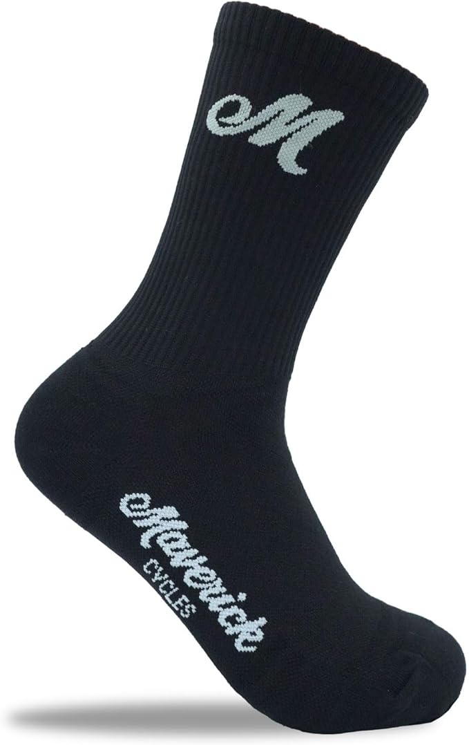 Bike PRO Compression Cycling Socks 1/2/3 Pairs, Crew Hiking Running Athletic Socks