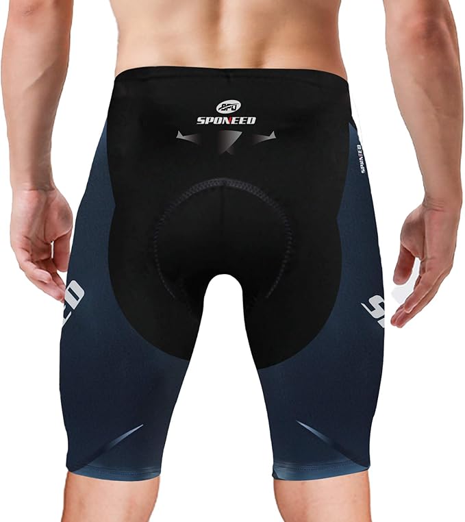sponeed Men's Cycling Padded Shorts Men Bike Short Pants Cycle Spandex Tights Biking Wear