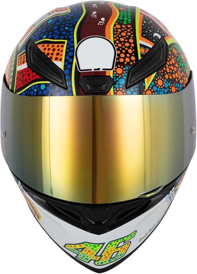 Soman K1 Helmet Visor Replacements, K1S Tinted Helmet Visor Compatible with K1 K1S K3SV K5 K5S UV Protection (Gold)