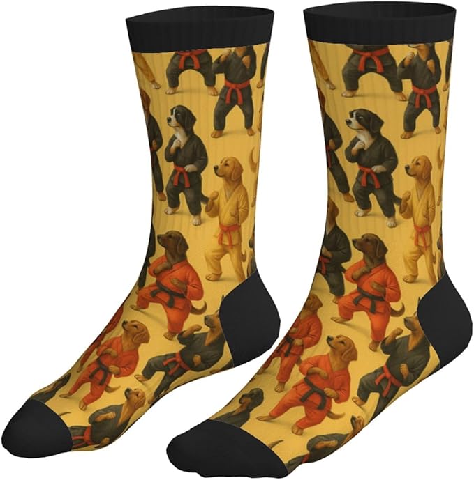Crew Athletic Socks Funny Crazy Casual Sports Novelty Dress Socks for Women Men Running Hiking