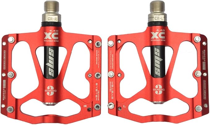 UPANBIKE MTB Road Bike Bicycle Ultra-Light 9/16'' Triple Bearing Aluminum Platform Pedals 1 Pair