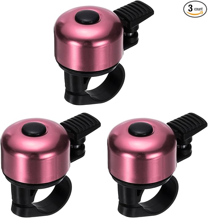 HARFINGTON Bike Bell Aluminum Mini Bicycle Bells with Loud Crisp Clear Sound Bike Ring Bell Bike Accessories for Adults Children Road Mountain Bike
