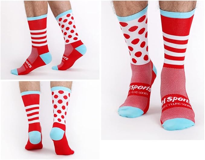 Cycling Socks Pro Mens Womens Riding Socks Bicycle Bike Sport Ankle Athletic Socks XC MTB BMX Black Pink Blue Green Orange