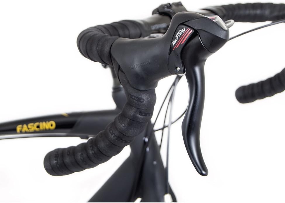 Tommaso Fascino - Sport Performance Aluminum Road Bike, Shimano Tourney 21 Speeds Road Bicycle Men Road Bikes for Men