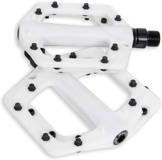 Eastern Nylon Linx Pedals 9/16 - Lightweight, High-Grip MTB & BMX Pedals with Removable Metal Pins, Chromoly Axle for BMX, MTB, Road & Kids Bikes - Multiple Colors