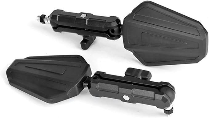 Adventure Motorcycle Mirrors, Foldable Motorbike Rear View Side Mirror with 7/8" Handlebar Mount 8mm 10mm Screws, Universal Motorcycle Mirror Fit for Scooter Moped Dirt Bike Quad Scooter Electric Bike