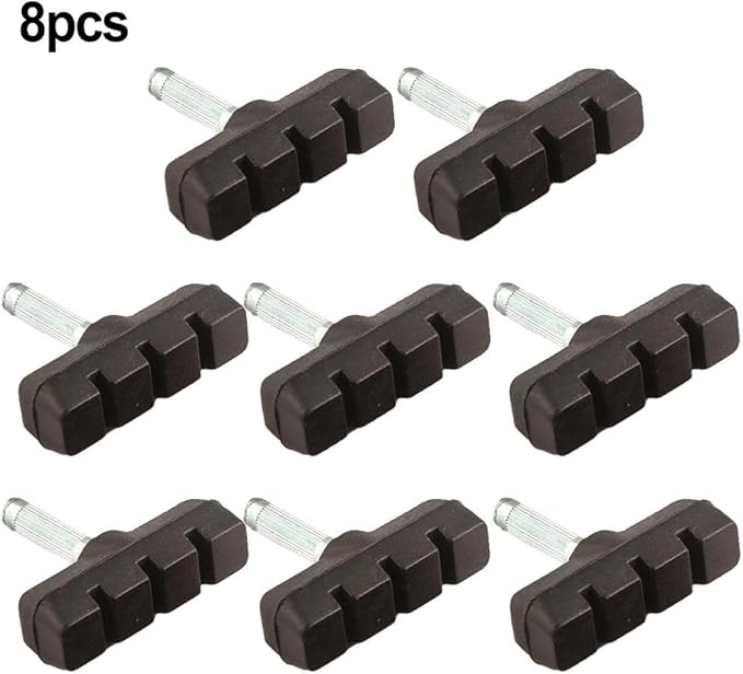 Bicycle Brake Pads Cantilever MTB Road Bike V Brake Holder Pads 55mm Threadless Post Blocks Shoes Cycling Brake Parts(8PCS)