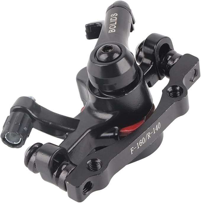 Haofy Mountain Bike Disc Brake, F160/R140 Brake Pads, Bicycle Brake Device Mechanical Bike Pulling Disc Brake Front Rear Disc Brake Bb8